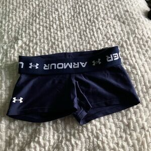 Under Armour Women's Dark Blue Athletic Shorts